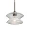 Besa Lighting Zen Cord Pendant, Clear Bubble, Bronze Finish, 1x60W Incandescent 1JT-ZENCL-BR - alternate 1